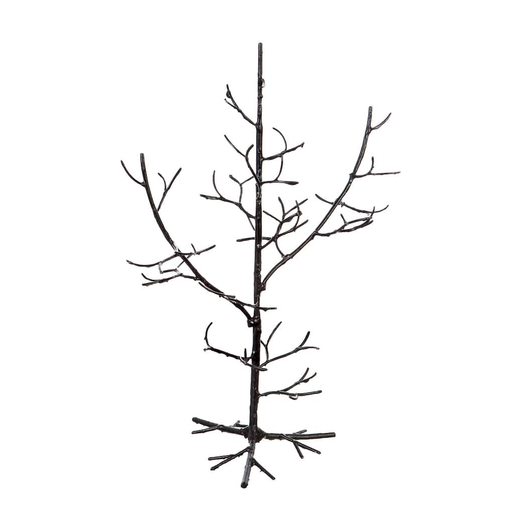Black Iron Ornament Tree Display, 24"