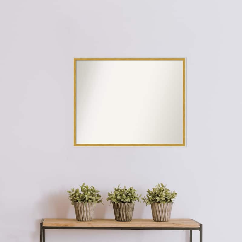 Paige Non-Beveled Wood Framed Wall Mirror