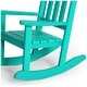 preview thumbnail 12 of 63, Laguna Kids Outdoor Poly Rocking Chair with Side Table 3-Piece Set