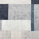 No. 918 Takumi Geometric Blocks Semi Sheer Grommet Curtain Panel, Single Panel