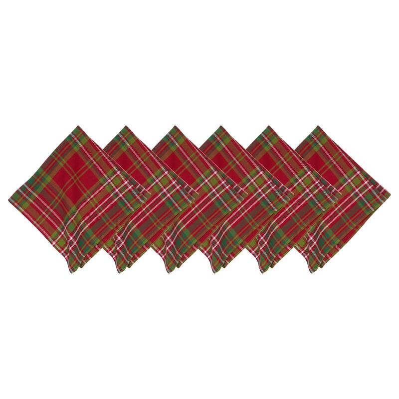 Jonah Plaid Napkin S/6