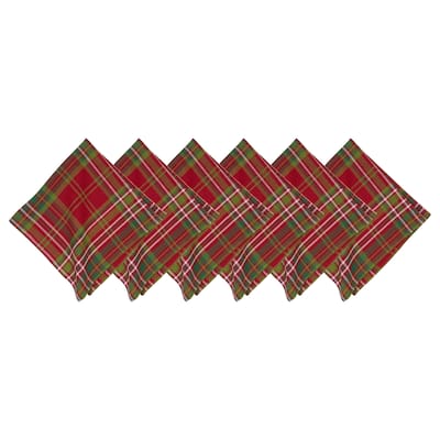Jonah Plaid Napkin S/6