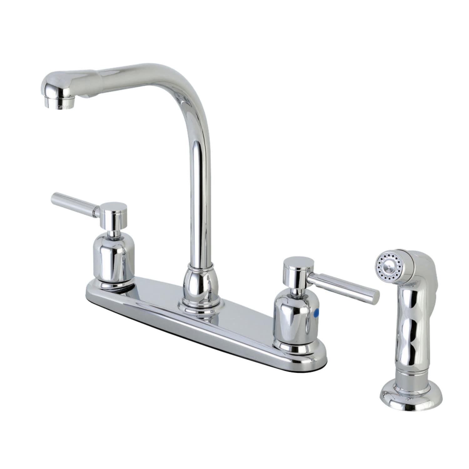 Kingston Brass Concord 8 in. Centerset Kitchen Faucet with Sprayer