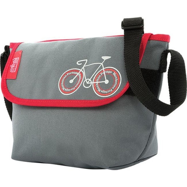 Manhattan Portage City Bike Mini Ny Messenger Bag Grey Red Us Manhattan Portage City Bike Mini Ny Messenger Bag Grey Red Us One Size