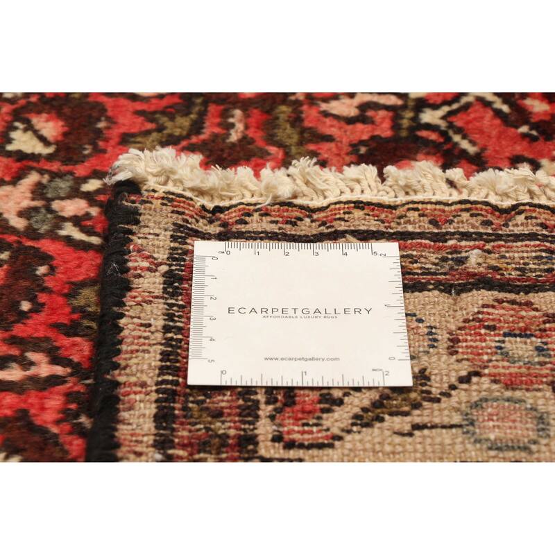 ECARPETGALLERY Hand-knotted Andelz Red Wool Rug - 3'8 x 9'1