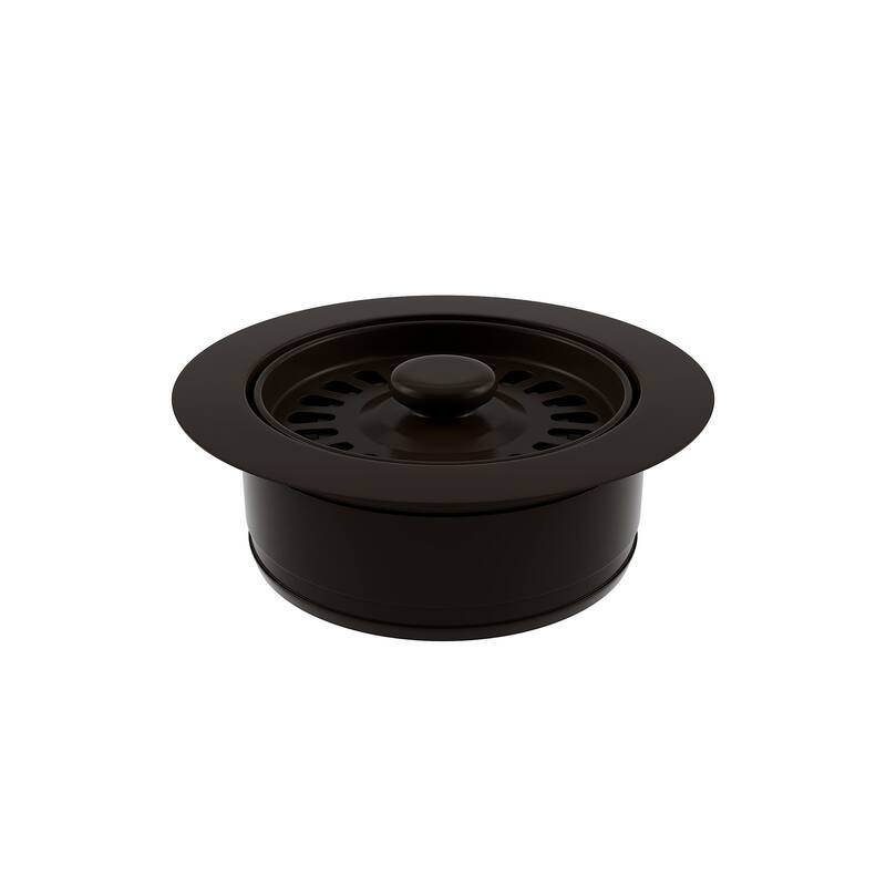 Lexicon Disposal Flange for Quartz Kitchen Sink with Mocha Finish - Fits 3.5 Inch Drain Hole, LG-DF-M - 3.5" - 3.5" - Galaxy Mocha