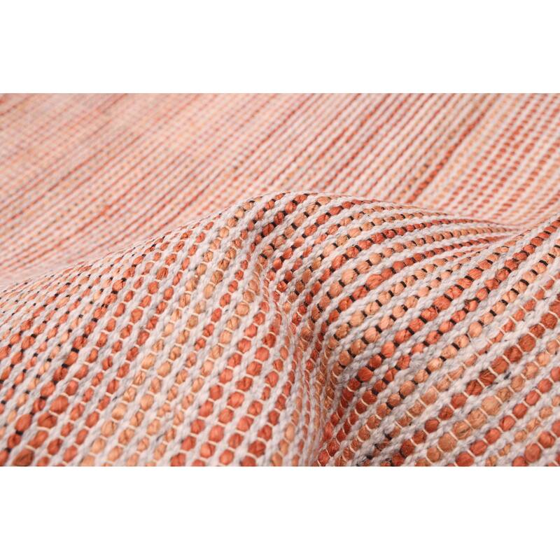 ECARPETGALLERY Braid weave Sienna Dark Copper Rug - 5'3 x 7'6