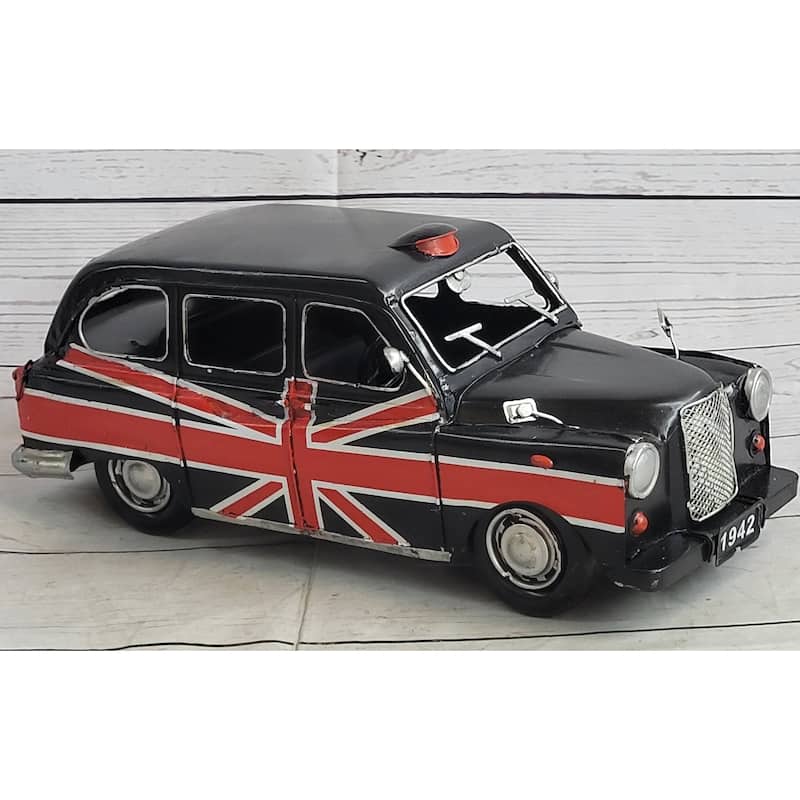 1966 Black London Uk Taxi Decoration 1:12 Scale Model Car Automobile Artwork Decor