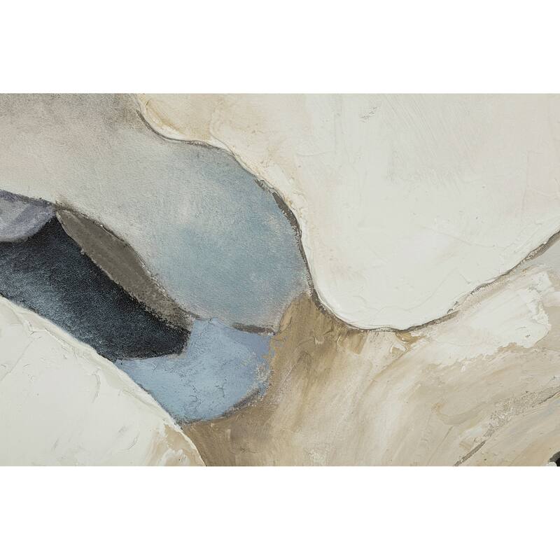 Canvas Wall Art Wood Frame Abstract Design for Home Office - 50" Multi