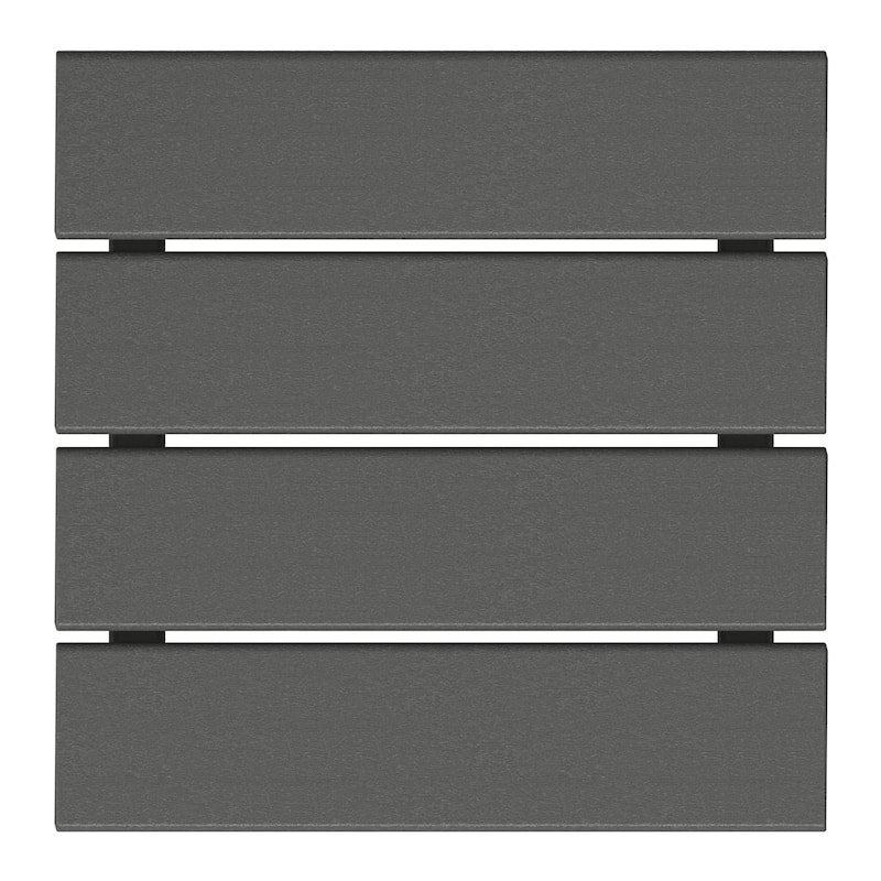 Polytrends Laguna Hdpe All Weather Outdoor Patio Square Side Table