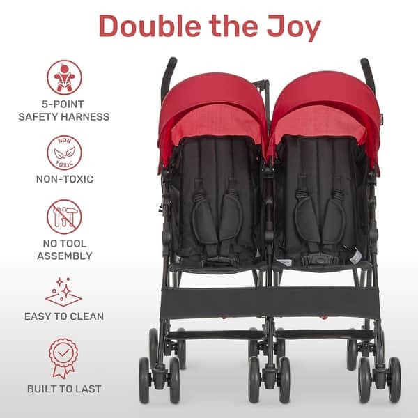 joolz aer + Joolz Aer2 Lightweight Compact Stroller Newborn Bundle