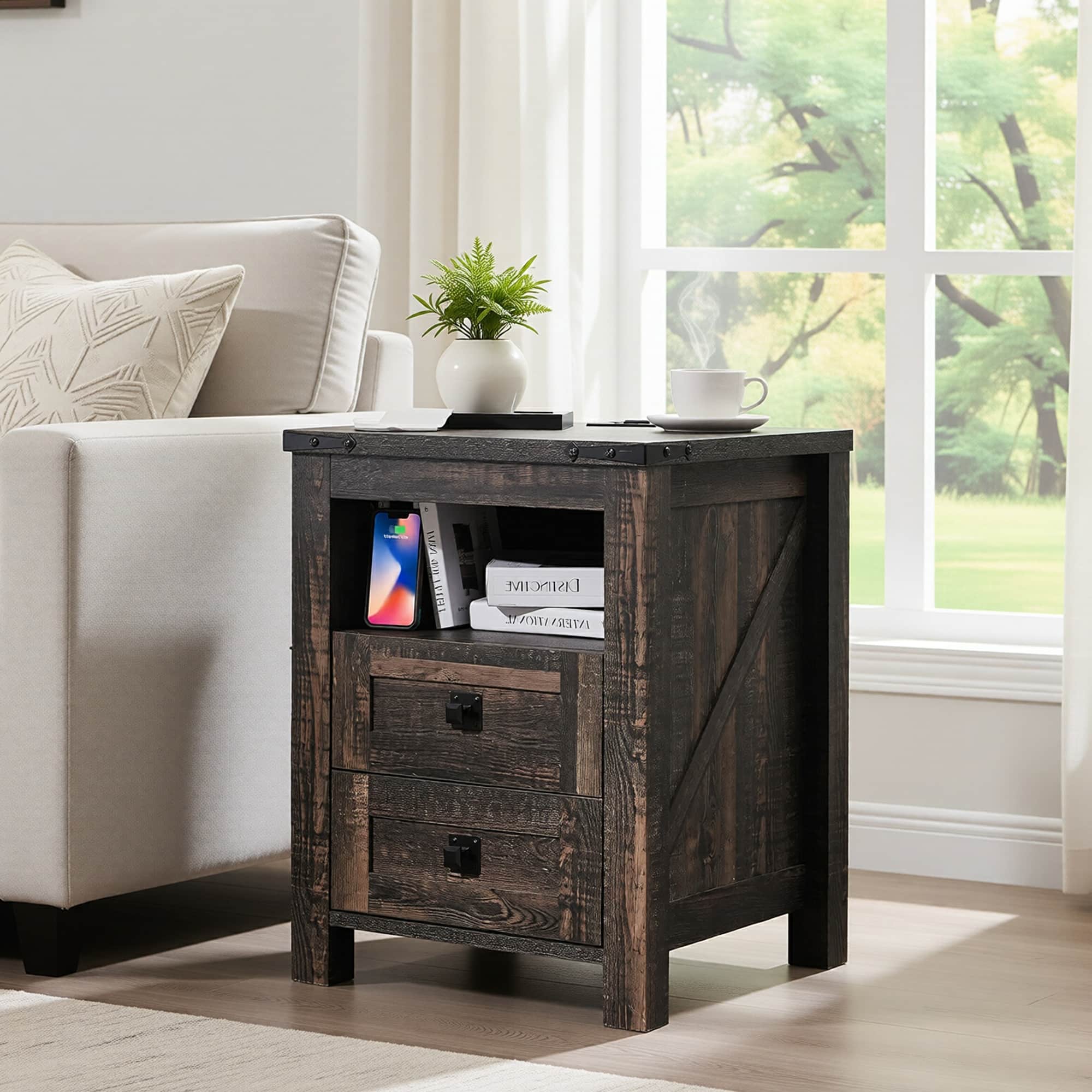 Option Dark Rustic Oak
