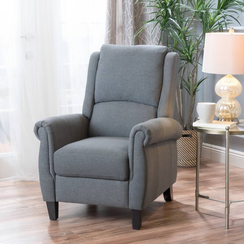 Roomfitters Ultimate Comfort PU Leather Pushback Recliner, Luxurious Recliner Chair for Living Room or Bedroom
