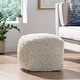 preview thumbnail 14 of 46, Stekar Boho Handcrafted Tufted Fabric Cube Pouf by Christopher Knight Home