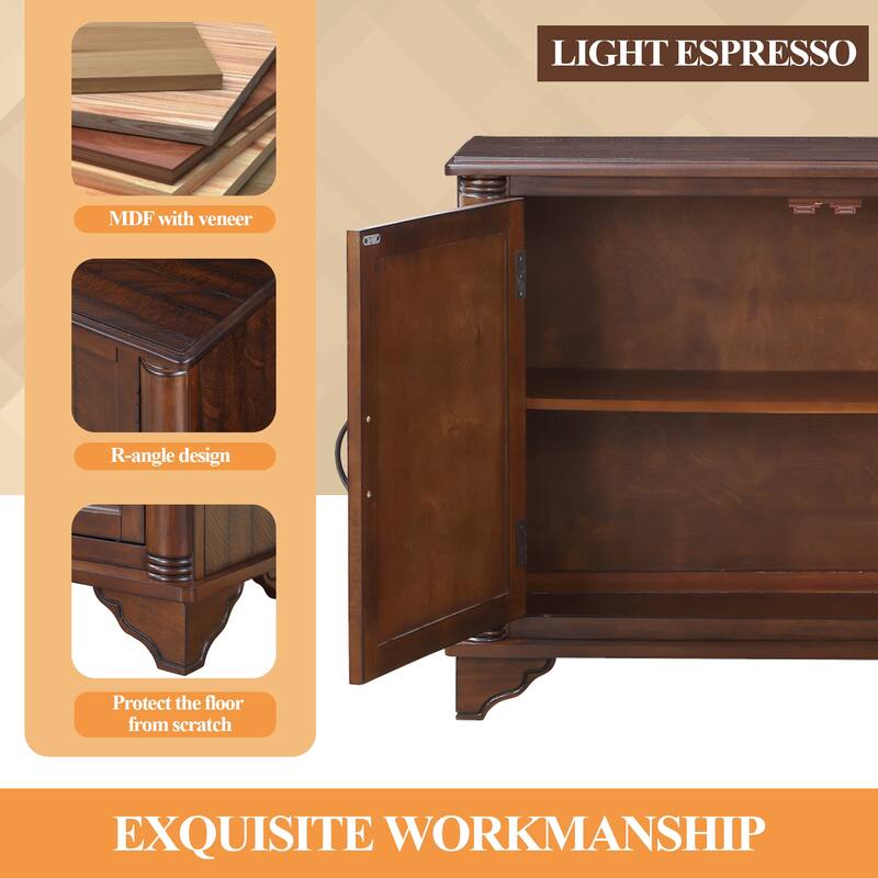 40"Console Table with Storage Shelf,Retro Entryway Table with Adjustable Storage Shelf,Sofa Couch Table for Hallway