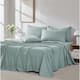 Vilano Series Extra Deep Pocket 6-piece Bed Sheet Set - Full - Steel Blue