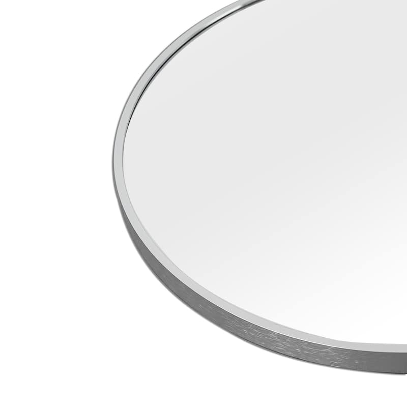 Arched Metal Full-length Standing Floor Mirror