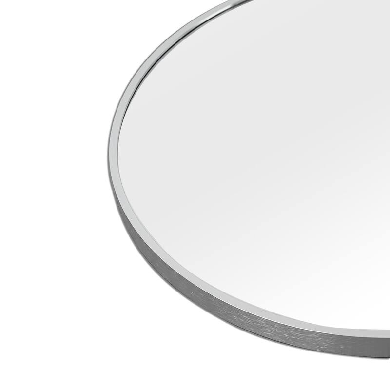 Arched Metal Full-length Standing Floor Mirror