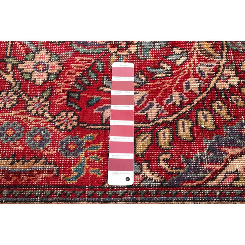 ECARPETGALLERY Hand-knotted Antalya Vintage Red Wool Rug - 6'4 x 9'7