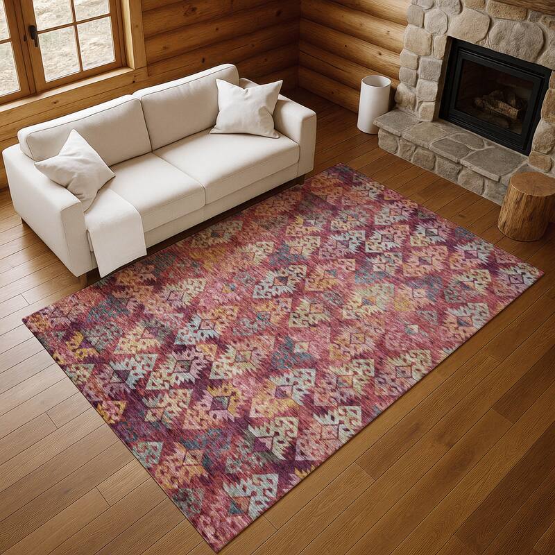 Premium Washable Super Soft Boho Medallions Mayfield Rug