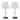 Bedside Lamps 2 Set, Modern Table Lamp Nightstand Lamp for End Tables