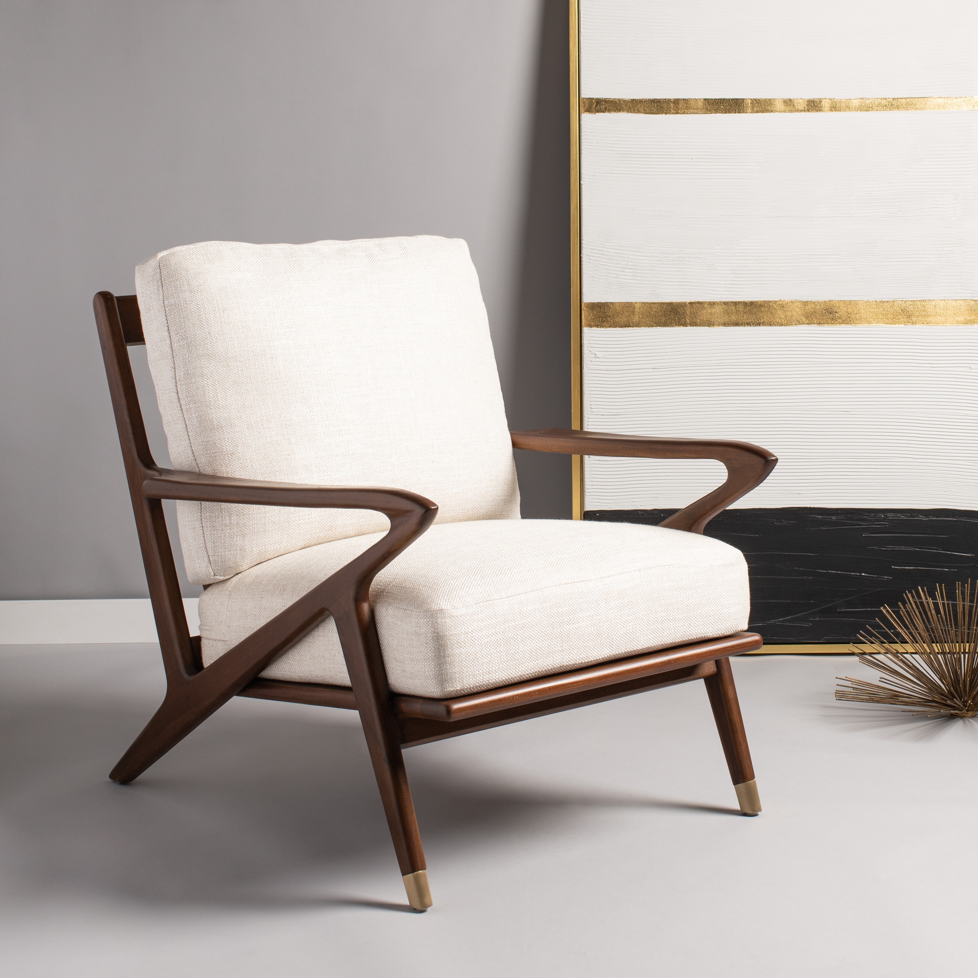 SAFAVIEH Couture Killian Mid Century Accent Chair