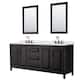 Option Dark Espresso / Giotto Quartz Top / Matte Black
