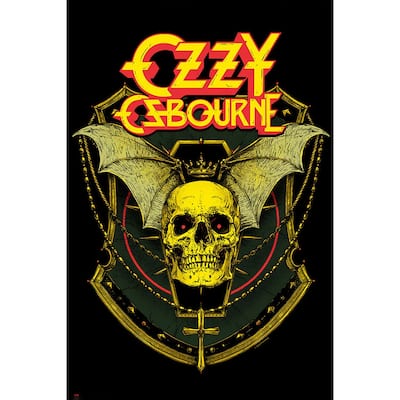 Ozzy Ozbourne- Skull Art Poster - 24 x 36 Inch