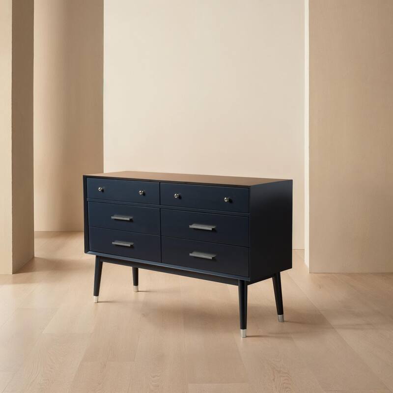 SAFAVIEH Couture Zack 6-Drawer Wood Dresser