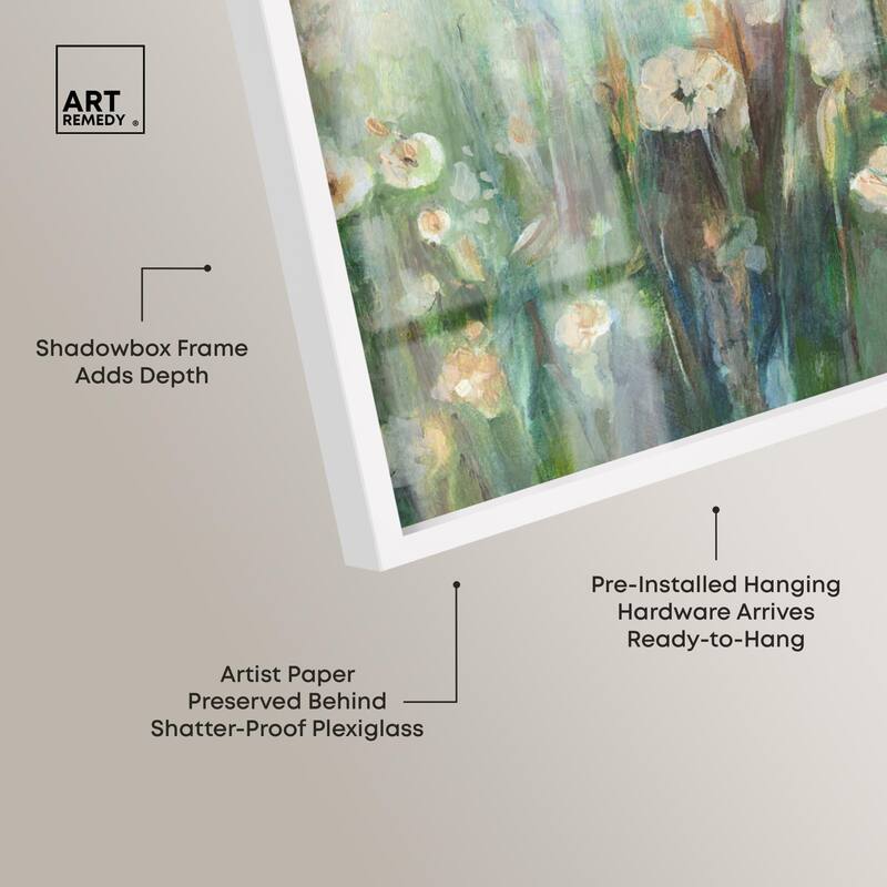 Harmony Green II Shadowbox by Art Remedy