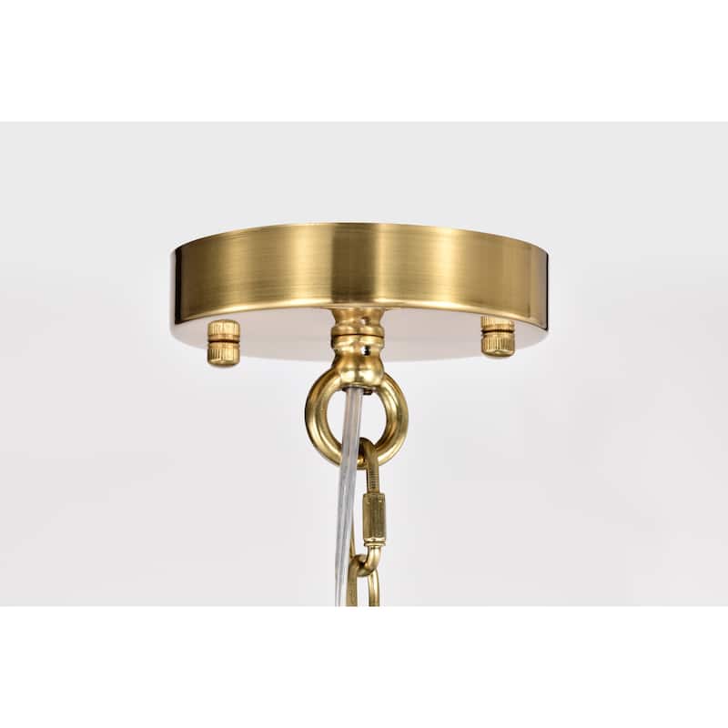 Etan 48 Inch Modern Brass Wagon Wheel Chandelier 24 Light - N/A