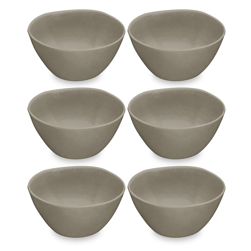 Abode Homewares Planta Cereal Bowl - Matte Dune - 6" - Set of 6 - 6 Piece