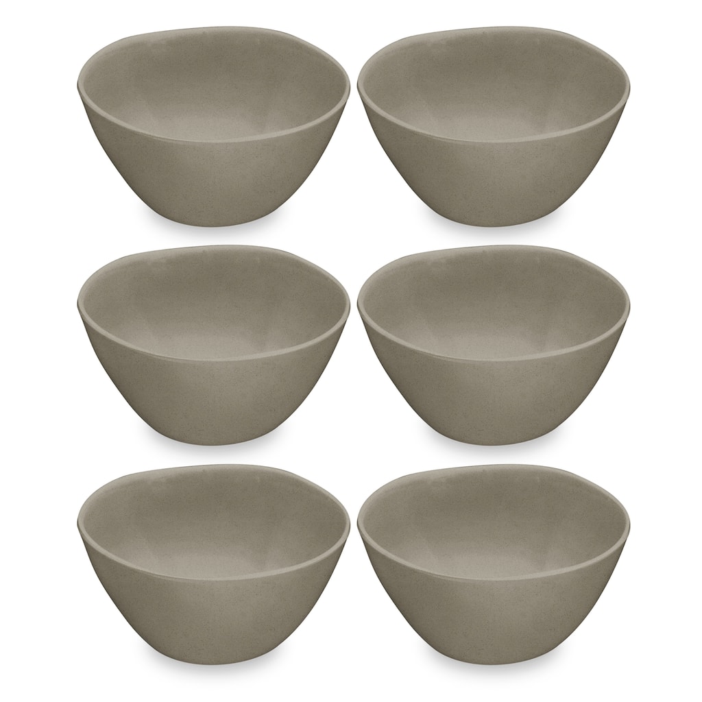 Abode Homewares by TarHong Planta Matte Dune Cereal Bowl, 6" / 13.5 ozSet of 6