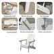 preview thumbnail 8 of 22, Patio HDPE Board Folding Adirondack Chair With Cup Holder