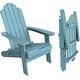 preview thumbnail 22 of 50, WINSOON All Weather HIPS Outdoor Folding Adirondack Chairs Outdoor Chairs Set of 4