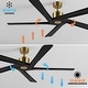preview thumbnail 38 of 50, WINGBO 64 Inch DC Motor Indoor Ceiling Fan without Lights - N/A