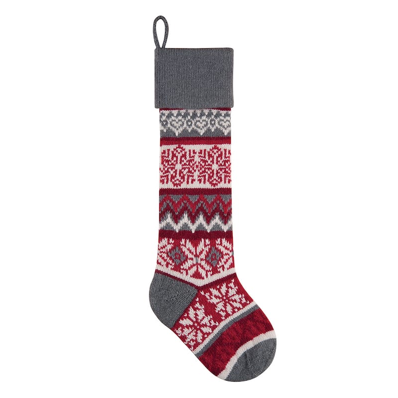Winter Snowflake Stocking