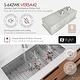 preview thumbnail 7 of 12, STYLISH 42 inch Stainless Steel 16G 70/30 Double Bowl Workstation Kitchen Sink - 42" x 19" x 10"