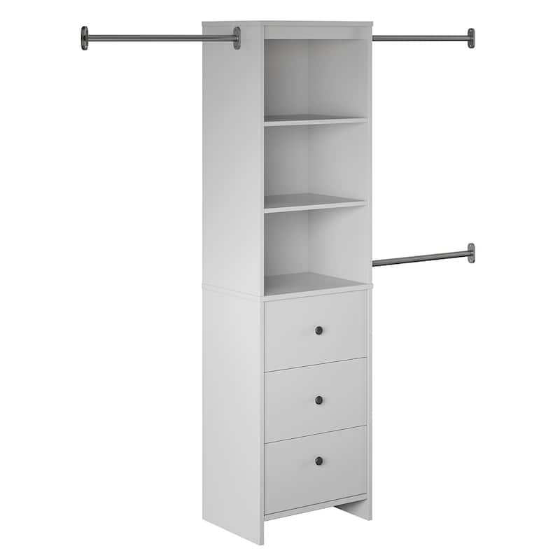 Systembuild Evolution Bodwell Closet Storage Organizer