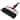 1 Pack 6-Inch Wide Wall Paint Brush Black Bristle Flat Tip Paint Brush - 1 Pack