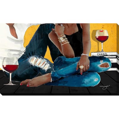 "Casual Couple 2" by Jodi Print on Canvas