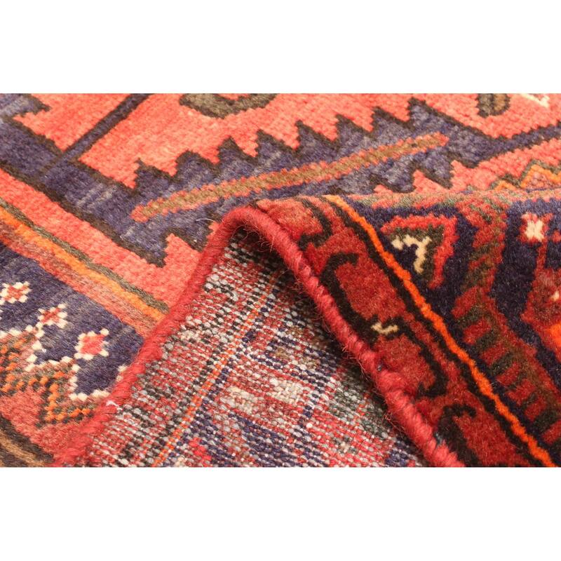 ECARPETGALLERY Hand-knotted Andelz Dark Red Wool Rug - 4'0 x 5'10