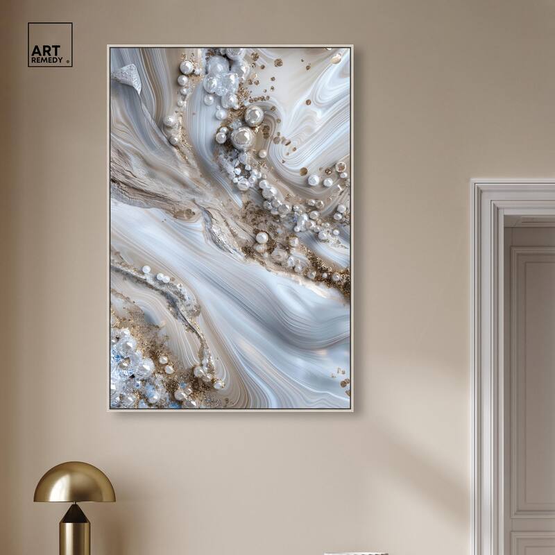 Effervescent Earth Canvas by Art Remedy