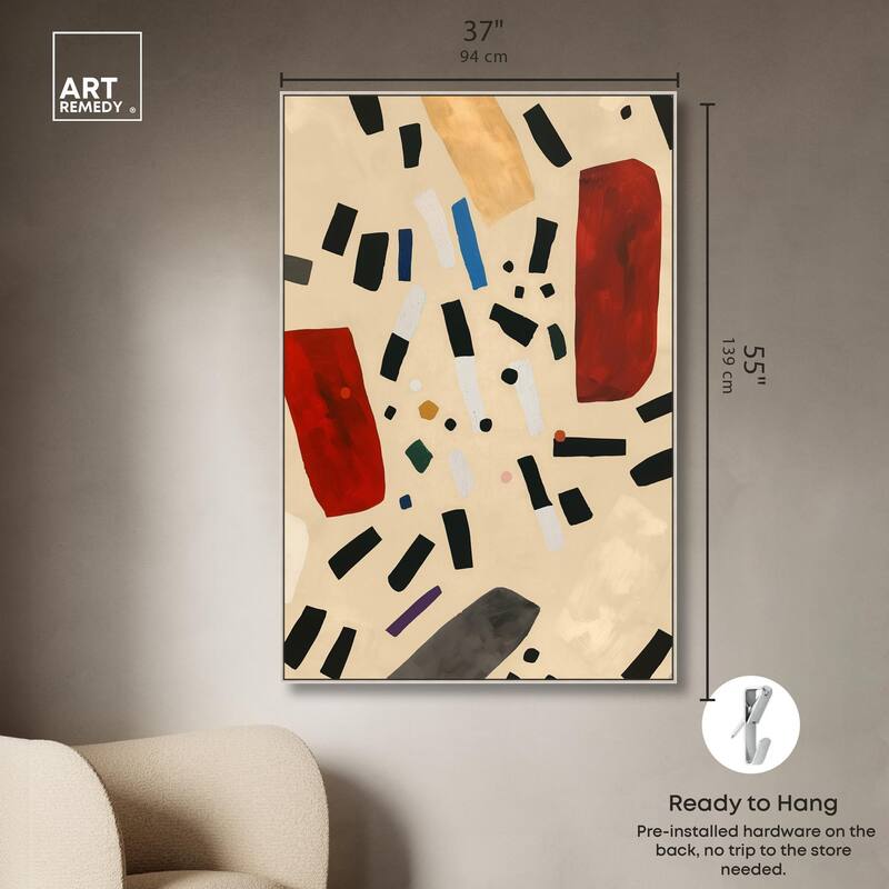 Mindscape Mosaic II Canvas by Art Remedy