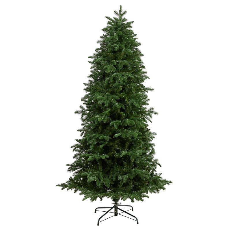 7’ Pre-Lit South Carolina Fir Artificial Christmas Tree, Clear LED Lights - 7 Foot