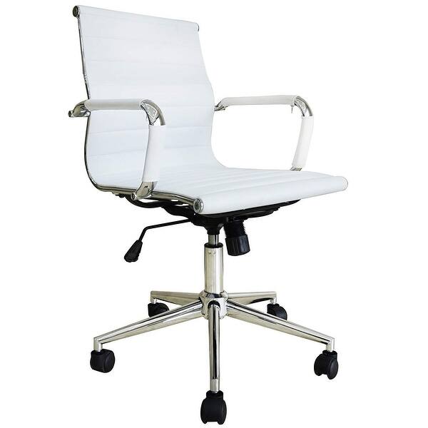 Shop Office Chair Executive Pu Leather Arm Rest Tilt Swivel