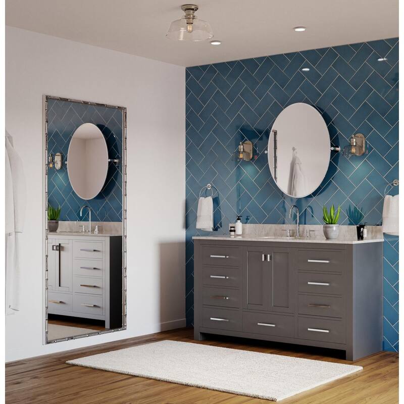 Singleton Collection 1-Light 7.62 in. Brushed Nickel Vanity Light with Clear Glass Shade - Small