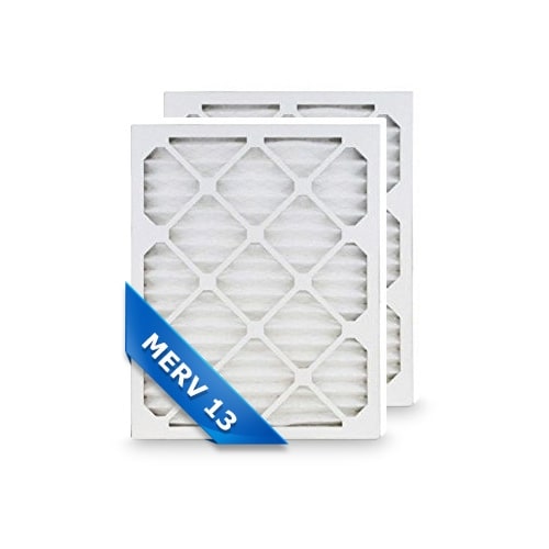 High Quality Pleated Furnace Air Filter 14x30x1 Merv 13 (2-Pack)