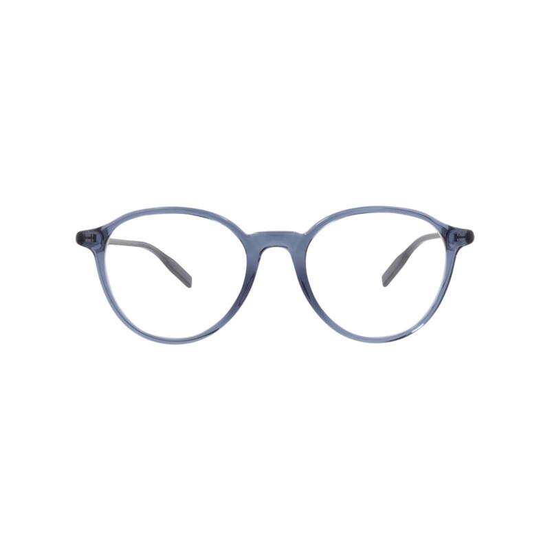 Montblanc Round-Frame Recycled Acetate Optical Frames - Blue Blue Transparent - Blue