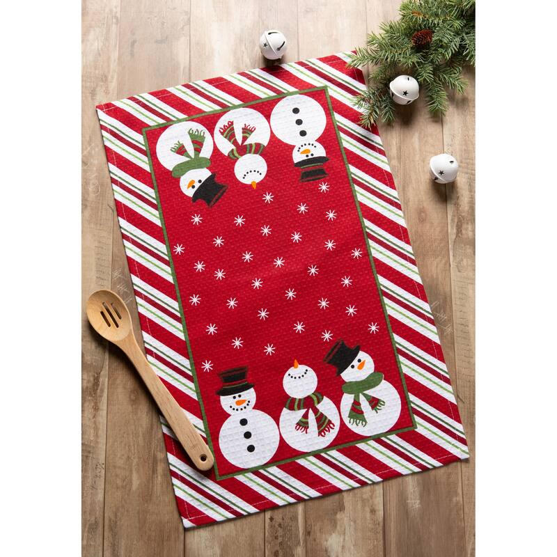 DII Assorted Christmas Printed Dishtowel